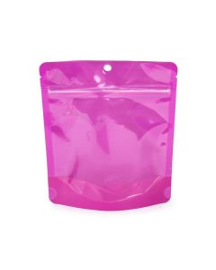 Stand Up Pouch Neon Purple 15.9x6.4x14.6 cm w/ Hang Hole (100 pieces) [ZBGNSHZPR]