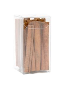 Plastic Gift Boxes 4.1x4.1x7.9cm Crystal Clear (25 pieces) [PLB337]