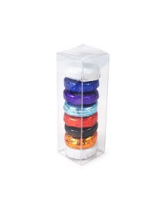 rPET Crystal Clear Pop & Lock Box 5.1x5.1x15.2 cm (25 pieces) [PLB137R]