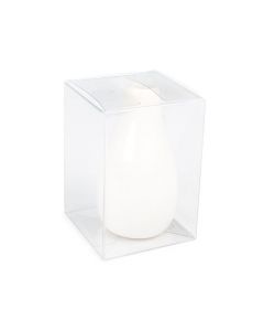 rPET Crystal Clear Pop & Lock Box 6.4x6.4x9.2 cm (25 pieces) [PLB140R]