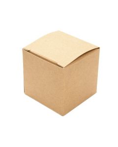 Kraft Pop & Lock Box 5x5x5 cm (25 Pieces) [PLB104K]