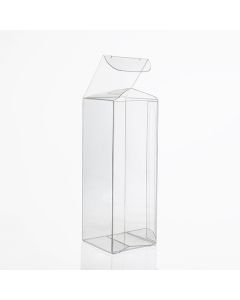 Giftboxes Crystal Clear 3.8 x 3.8 x 10.2cm (25 Pieces) [VB293]