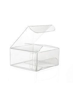 Giftboxes Crystal Clear 5.1 x 5.1 x 2.5cm (25 Pieces) [VB295]