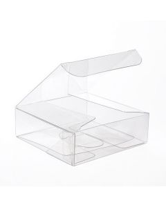 Giftboxes Crystal Clear 7.6 x 7.6 x 2.5cm (25 Pieces) [VB297]