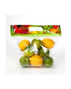 Carrier Bags with Handles and venting holes 22.9x8.3x18.4cm (100 pieces) [ZFG6V]