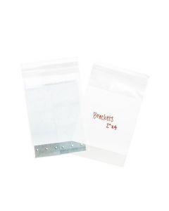 Grip Seal Bags 100x150mm with Write-on-Panel, PP 50 micron Super clear (100 pcs) [ZWC46]