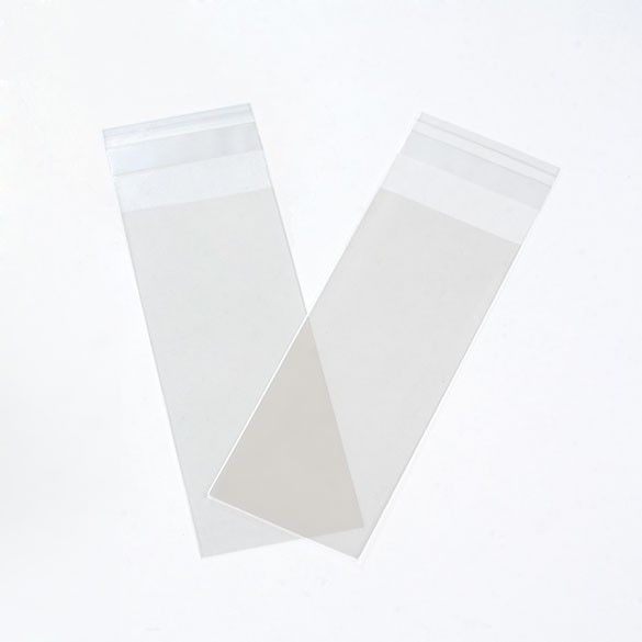 Reclosable Clear Plastic Bags 4.8 x 12.1cm (100 Pieces) [B1X4XL]
