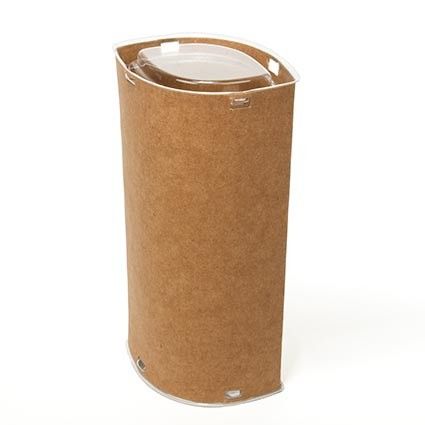 Kraft Pop-up Tube Kit, Eye Shaped 7.8 x 5.2 x 15.4cm (25 Pieces) [KTES26]