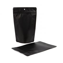 Stand Up Pouches Black 14,9x8,9x23,2cm With Hanghole (100 Pieces) [ZBGM7MBH]