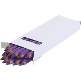 edu Jumbo Coloured Pencils, thickness 10 mm, lead 6,25 mm, violet, 12 pc/ 1 pack [HOB-408044]