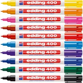 Edding Markers 400, line 1 mm, assorted colours, 10 pc/ 1 pack [HOB-353290]
