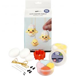 Cute Easter Family, modelling, 1 set [HOB-100759]