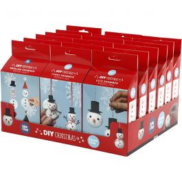 Cute and funny snowmen, 18 set/ 1 pack [HOB-100769]