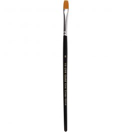 Gold Line Brushes, flat, no. 8, W: 9 mm, 12 pc/ 1 pack [HOB-10208]