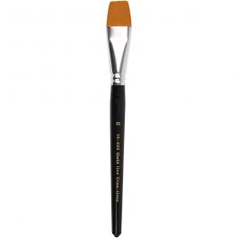 Gold Line Brushes, flat, no. 20, W: 24 mm, 6 pc/ 1 pack [HOB-10220]