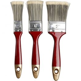 Varnish Brushes, W: 2,5-4,5 cm, 3 pc/ 1 pack [HOB-10244]