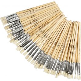 YellowLine Brush Set, no. 6+8+10+12, 48 pc/ 1 pack [HOB-10251]