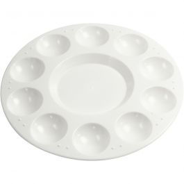 Palette , white, D: 17 cm, 1 pc [HOB-103300]