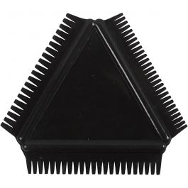 Rubber Texture Combs, size 9 cm, 1 pc [HOB-10463]