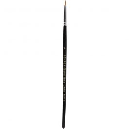 Gold Line Brushes, round, no. 1, W: 2 mm, 12 pc/ 1 pack [HOB-10701]