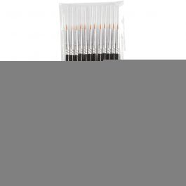 Gold Line Brushes, round, no. 2, W: 2,5 mm, 12 pc/ 1 pack [HOB-10702]