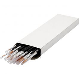 Gold Line Brushes, round + flat, no. 1-22, 168 pc/ 1 pack [HOB-10750]