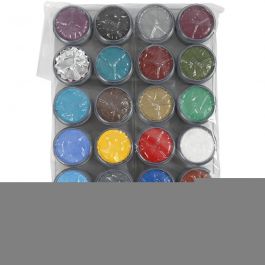 Water-based Face Paint Palette, assorted colours, 24x15 ml/ 1 pack [HOB-10924]