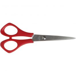 School Scissors, L: 14 cm, spids, left, 1 pc [HOB-11216]