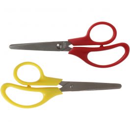 Kids Scissors, L: 12,5 cm, rund, 12 pc/ 1 pack [HOB-11220]