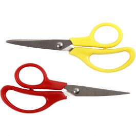 Kids Scissors, L: 12,5 cm, spids, 12 pc/ 1 pack [HOB-11222]