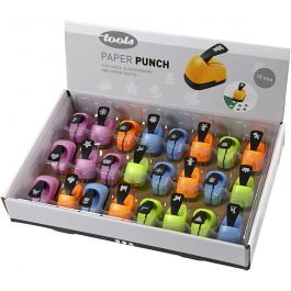 Paper Punches, every day and christmas, size 16 mm, 24 pc/ 1 pack [HOB-11447]