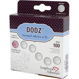 Dodz Adhesive Dots, D: 12 mm, thickness 2 mm, 100 pc/ 1 pack [HOB-11568]