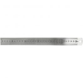 Steel ruler, L: 30 cm, 1 pc [HOB-11709]
