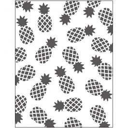 Embossing Folder, pineapple, size 11x14 cm, thickness 2 mm, 1 pc [HOB-11769]