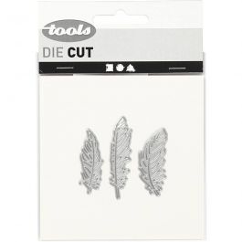 Die Cut, feather, size 47x48 mm, 1 pc [HOB-118005]