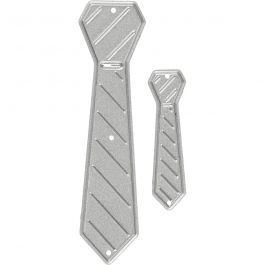 Die Cut, tie, size 26x99+9x35 mm, 1 pc [HOB-118009]