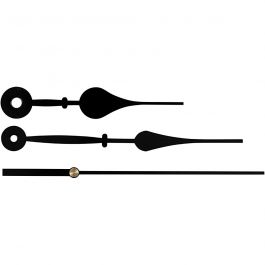 Clock Hands, black, 1 set [HOB-13011]