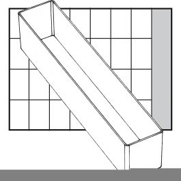 Insert Box, no. A9-3, H: 47 mm, size 163x39 mm, 1 pc [HOB-13332]