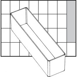 Insert Box, no. A9-4, H: 47 mm, size 218x39 mm, 1 pc [HOB-13334]