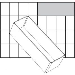 Insert Box, no. A8-2, H: 47 mm, size 157x55 mm, 1 pc [HOB-13338]