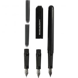 Beginners Calligraphy Set, W: 0,85-1,6 mm, 1 set [HOB-14195]