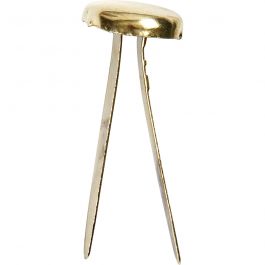 Paper Binders, gold, L: 20 mm, 70 pc/ 1 pack [HOB-14207]