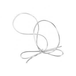 Decorative Loops Metallic Silver 35.5cm (50 pieces) [14MS]