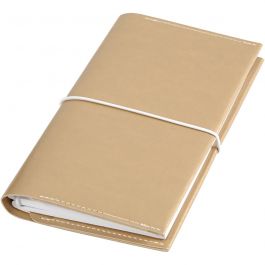 Planner, gold, size 10x18x1,5 cm, elastic closure, 1 pc [HOB-192669]