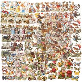 Vintage Die-Cuts, all year, 16,5x23,5 cm, 30 ass sheets/ 1 pack [HOB-19369]