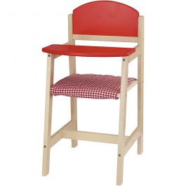 VIGA wooden doll's high chair, size 29x31x60 cm, 1 pc [HOB-907666]