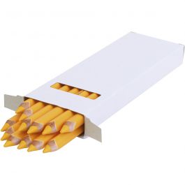 edu Jumbo Coloured Pencils, thickness 10 mm, lead 6,25 mm, dark yellow, 12 pc/ 1 pack [HOB-408014]