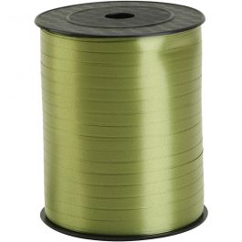 Curling Ribbon, W: 5 mm, lime green, 400 m/ 1 roll [HOB-557463]