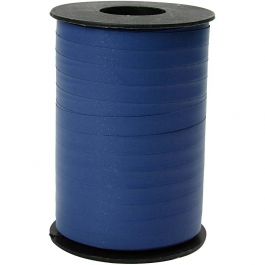 Curling Ribbon, W: 10 mm, blue, matt, 250m