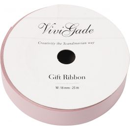 Curling Ribbon, W: 18 mm, light red, 25m